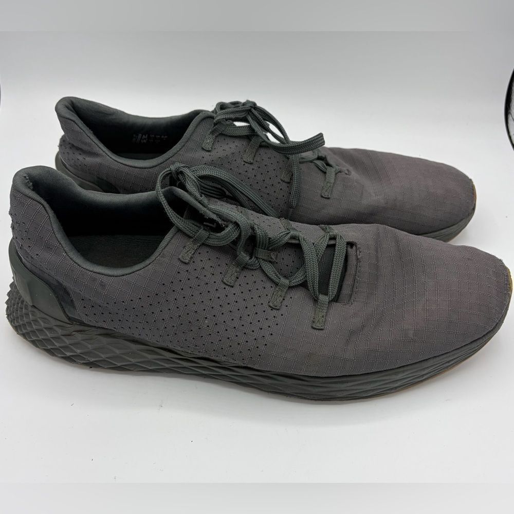 Nobull men’s all day ripstop gray canvas runner sneaker size 12